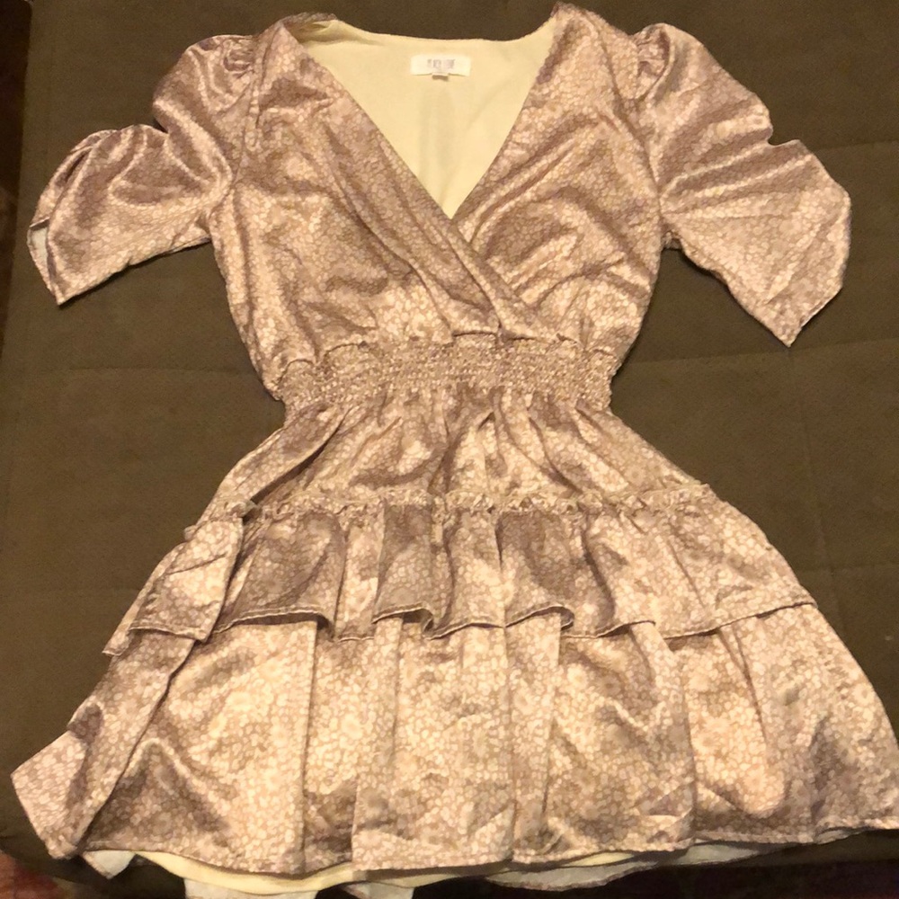 Peach Love California Cream Dress